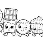 image de coloriage Shopkins pour enfant