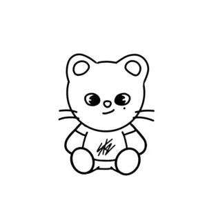 coloriage Skzoo et decoupage