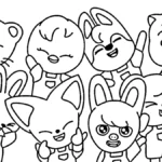 coloriage Skzoo pour enfant de 8 ans