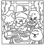 coloriage Skzoo pour enfants a imprimer gratuit