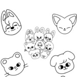 coloriage Skzoo pour enfant gratuit