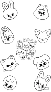 coloriage Skzoo pour enfant gratuit