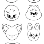 coloriage Skzoo et apprentissage