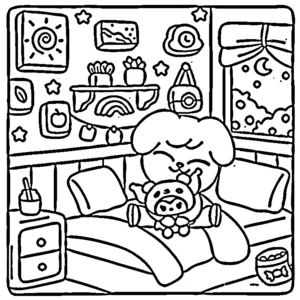 coloriage Skzoo pour enfants a imprimer