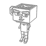 coloriage Steal a Brainrot gratuit a imprimer