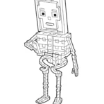 coloriage Steal a Brainrot à imprimer pdf