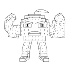 coloriage Steal a Brainrot à imprimer kawaii