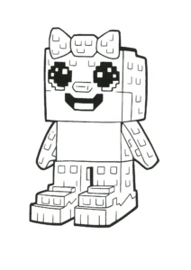 coloriage Steal a Brainrot pour enfant de 2 ans