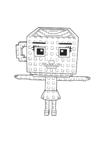 coloriage Steal a Brainrot a imprimer gratuitement
