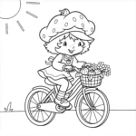 coloriage Strawberry Shortcake a imprimer gratuit