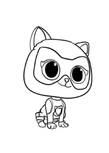 coloriage Superkitties d