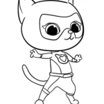 télécharger coloriage Superkitties gratuit