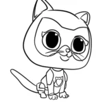 coloriage Superkitties à imprimer