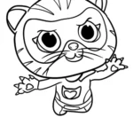 coloriage Superkitties pour enfant