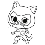 coloriage Superkitties a imprimer gratuit