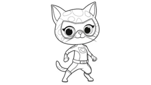 coloriage Superkitties pour enfant