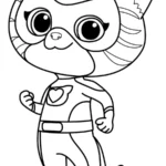 coloriage Superkitties a colorier en ligne gratuitement