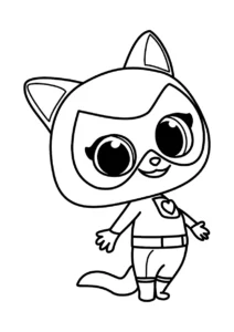 coloriage Superkitties gratuit en ligne