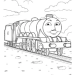 coloriage Thomas et Ses Amis a imprimer gratuitement
