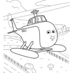 coloriage Thomas et Ses Amis à imprimer pour enfant de 7 ans