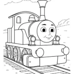 coloriage Thomas et Ses Amis pour enfant de à imprimer