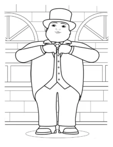 coloriage Thomas et Ses Amis à imprimer pour enfant de 10 ans