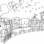 coloriage Thomas et Ses Amis à imprimer pour enfant de 4 ans