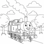 coloriage Thomas et Ses Amis pour enfant de 6 ans