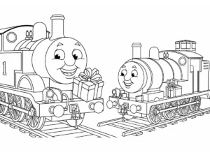 imprimer coloriage Thomas et Ses Amis gratuit