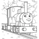 coloriage Thomas et Ses Amis pour enfant