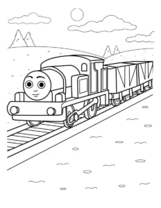 coloriage Thomas et Ses Amis gratuit en ligne