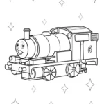 coloriage Thomas et Ses Amis pour enfant de 2 ans