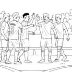 imprimer coloriage Vinícius Júnior