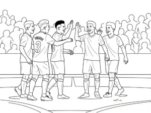 imprimer coloriage Vinícius Júnior