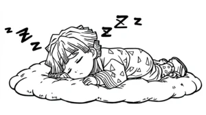 coloriage Zenitsu Agatsuma a dessiner et imprimer