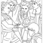 coloriage Zombies 4 pour enfant de 5 ans