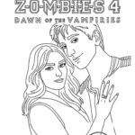 a imprimer coloriage Zombies 4 gratuit