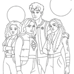 imprimer coloriage Zombies 4 gratuit