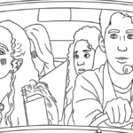 image de coloriage Zombies 4 pour enfant
