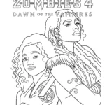 coloriage Zombies 4 pour enfants a imprimer
