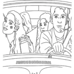coloriage Zombies 4 gratuit a imprimer