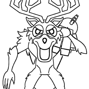 coloriage 99 Nights in the Forest à imprimer pour enfant de 7 ans