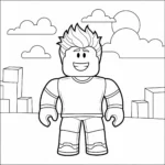 coloriage Roblox update gratuit en ligne