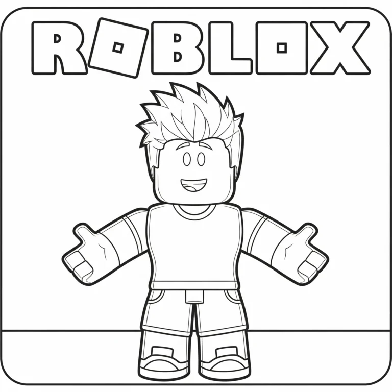 Tranh tô màu Roblox