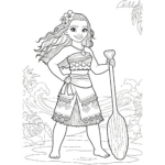 coloriage vaiana update a dessiner en ligne