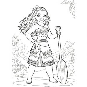 coloriage vaiana update a dessiner en ligne