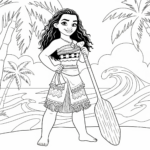coloriage vaiana update à imprimer pour enfant de 10 ans