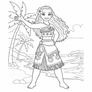 coloriage vaiana update à imprimer pour enfants