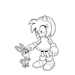 coloriage Amy Rose et dessins