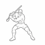 coloriage Daredevil gratuit pour enfants